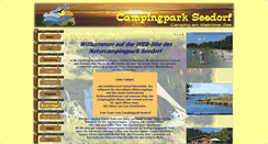 Desktop Screenshot of campingpark-seedorf.de